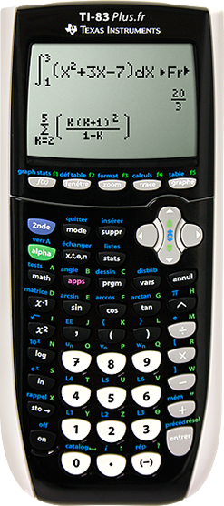 calculatrice graphique ti-83 plus